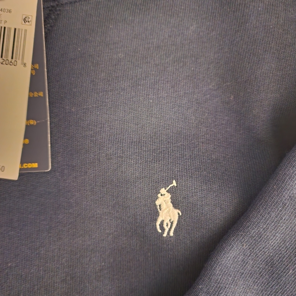 NEW Polo Ralph Lauren Navy Hoodie - Picture 4 of 4